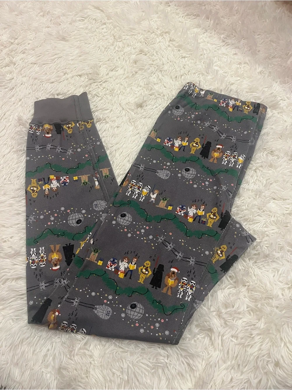Star Wars Hanna Andersson Unisex Holiday Pajama Pants Size L